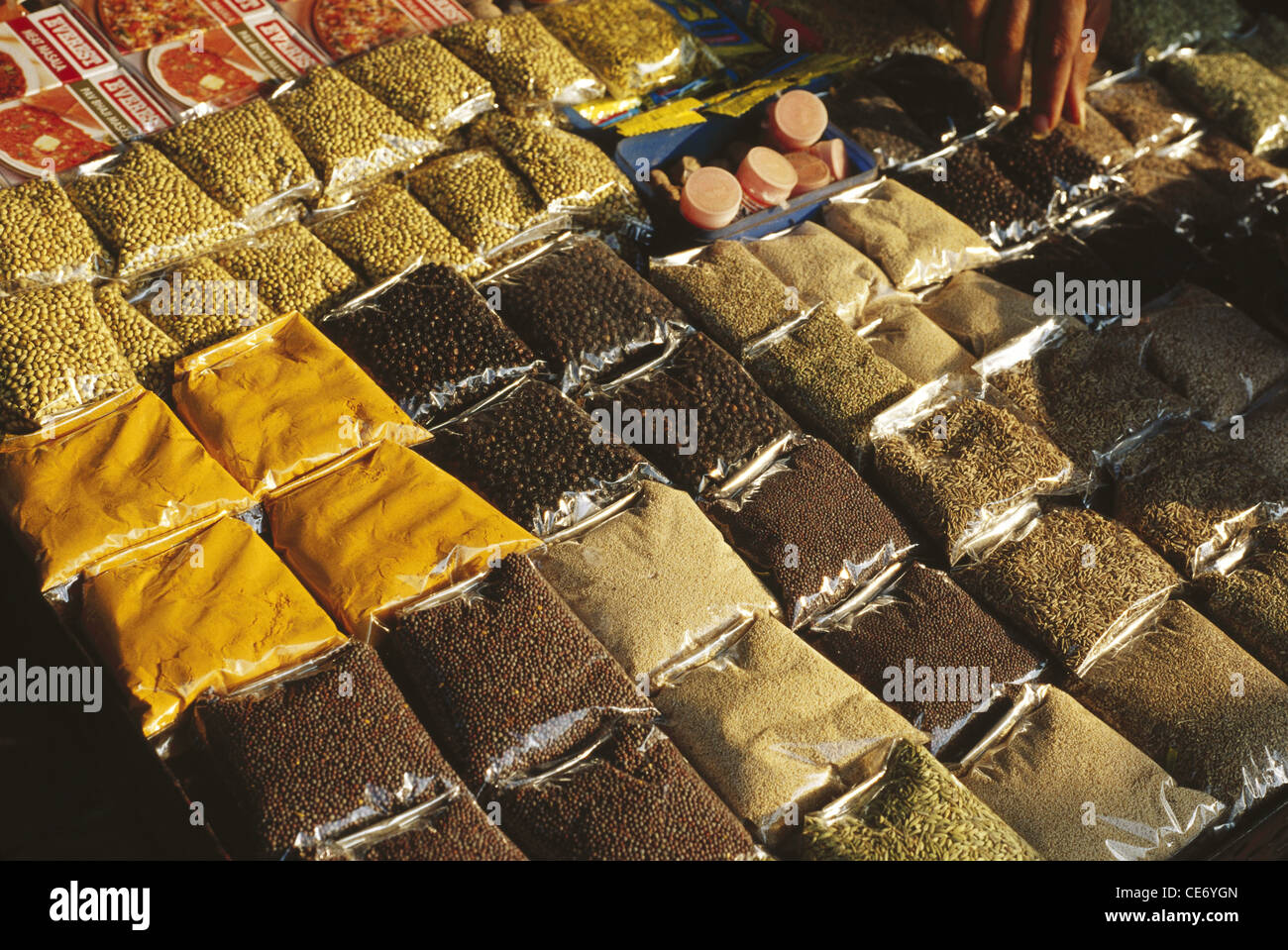 Indian spices packets hires stock photography and images Alamy