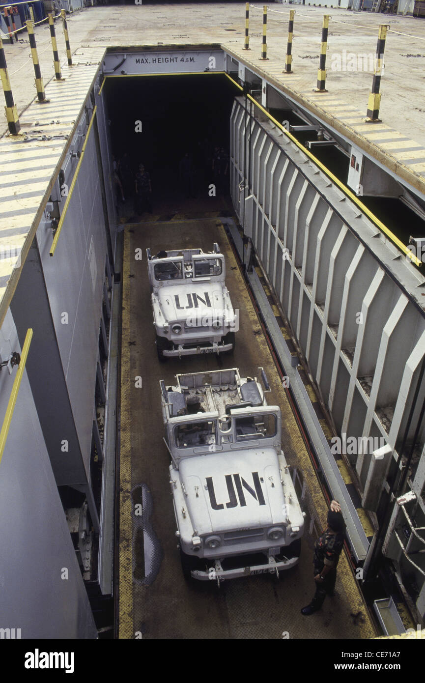 ARF 81649 UN United Nations jeeps ; bombay mumbai ; maharashtra