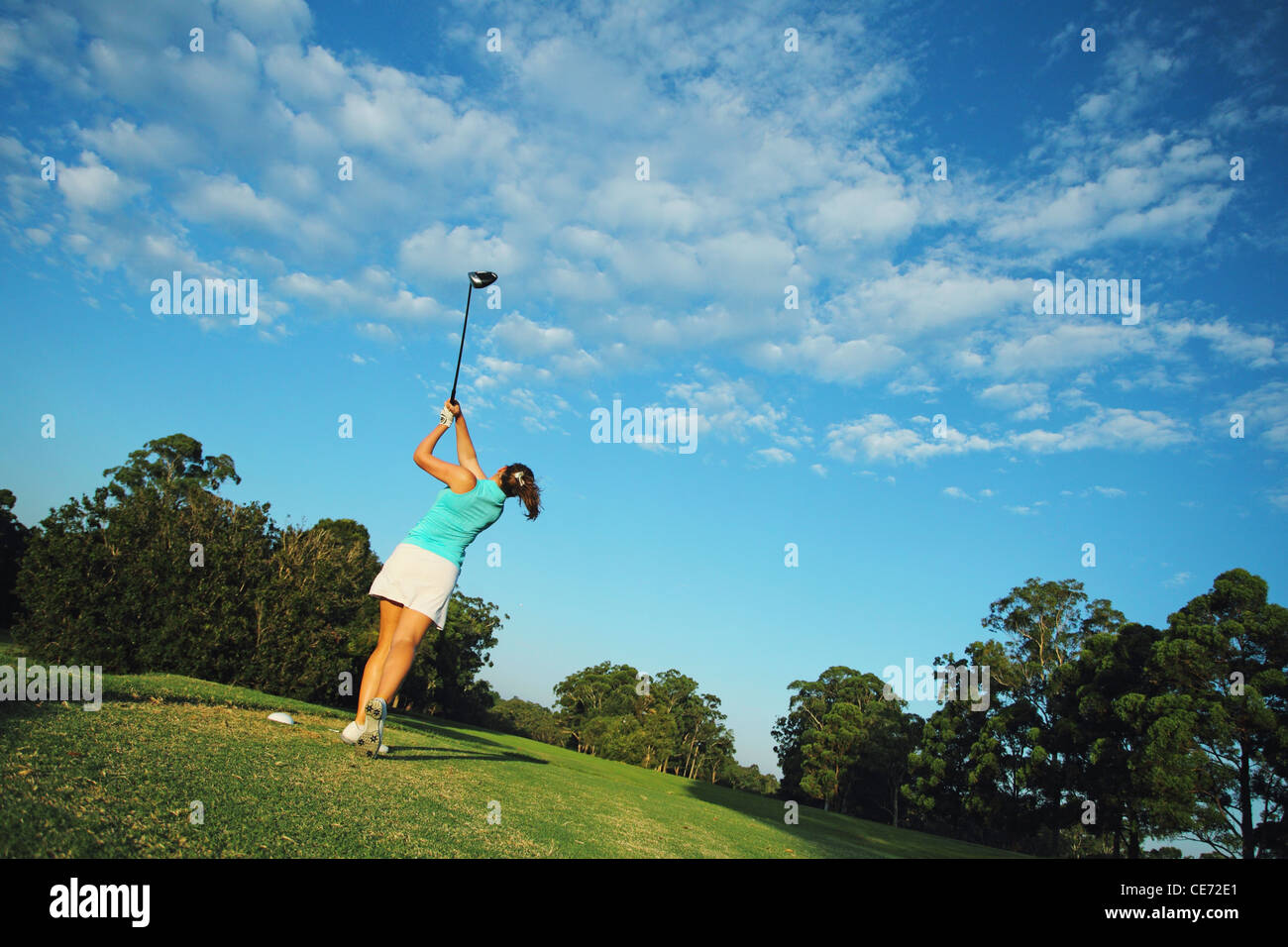 Rear view shot young woman hi-res stock photography and images - Alamy