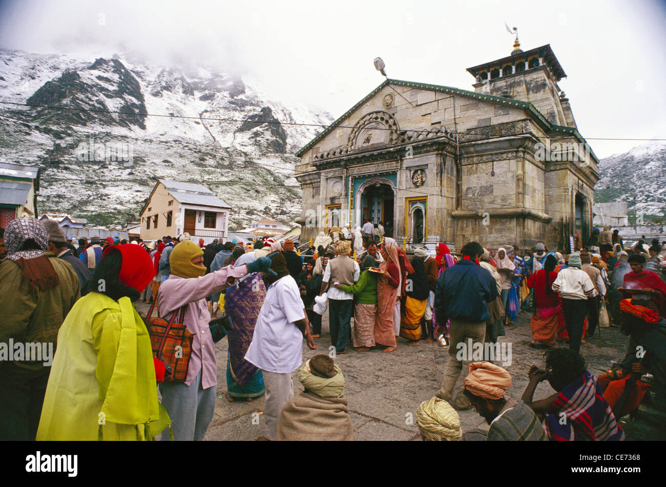 Kedarnath Temple is a Hindu temple dedicated to Lord Shiva. It is on the  Garhwal Himalayan range near the Mandakini river in Kedarnath, Uttarakhand  Stock Photo - Alamy, image size:1300x951