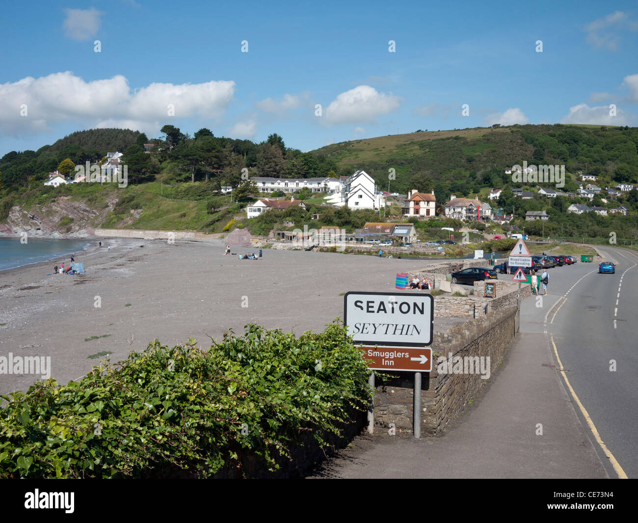 Seaton, Cornwall UK Stock Photo Alamy