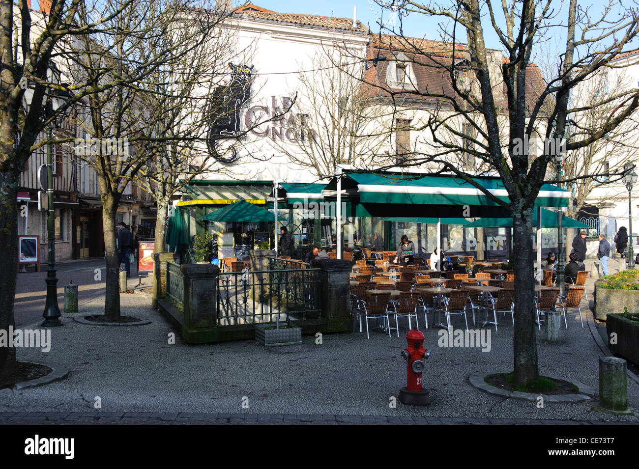 Stock photo of a cafe in ANgouleme, France Stock Photo - Alamy