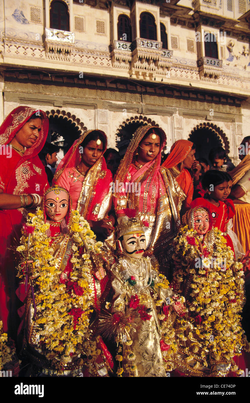 SNS 82822 : Gangaur festival ; jaipur ; rajasthan ; india Stock Photo