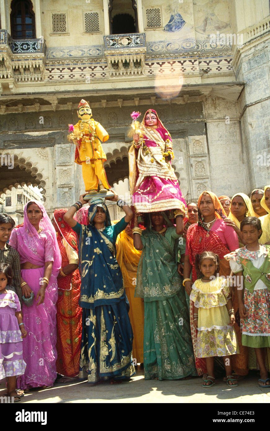 SNS 82823 : Gangaur festival ; jaipur ; rajasthan ; india Stock Photo