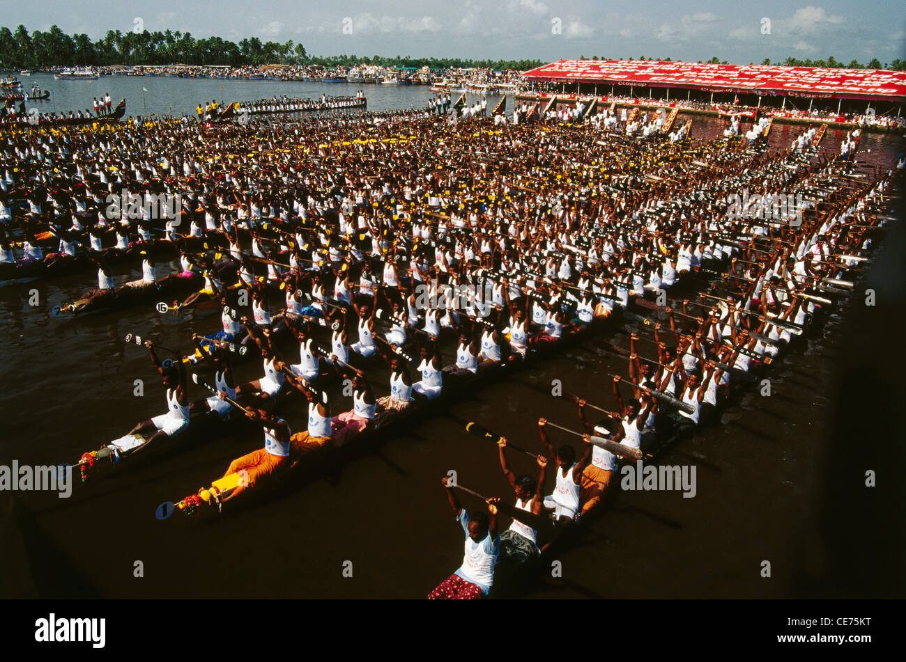indian Boat Race Festival Alappuzha alleppey kerala india Stock Photo