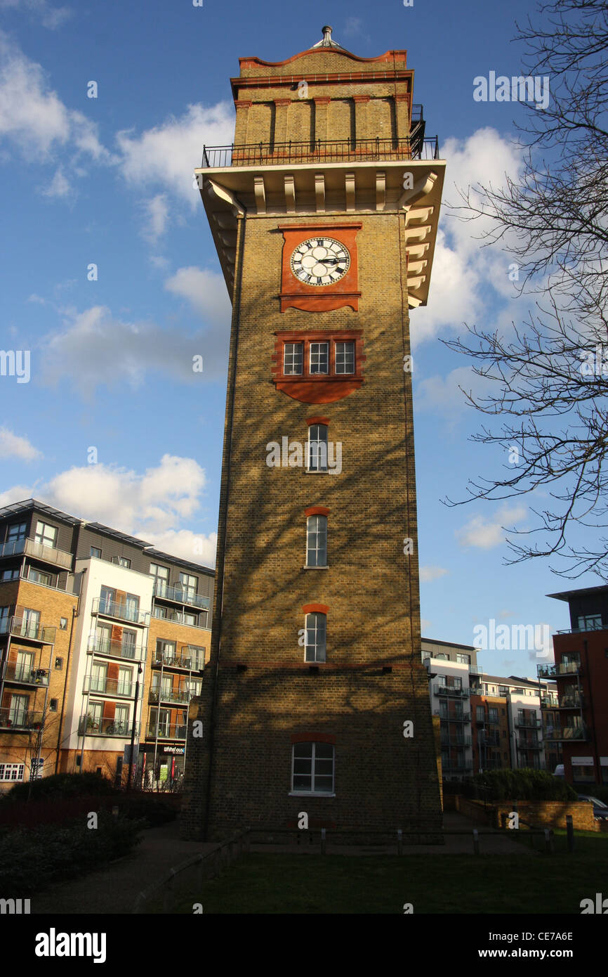 All that remains of the Park Fever Hospital is the water tower with its
