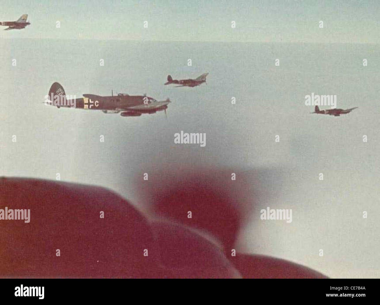 Colour images of the second world war Stock Photo - Alamy