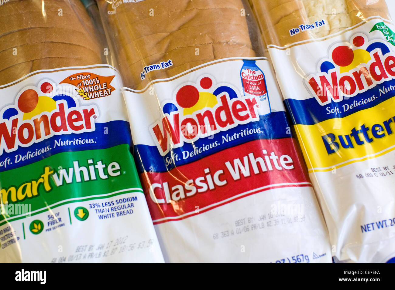Hostess Wonder Bread Stock Photo Alamy