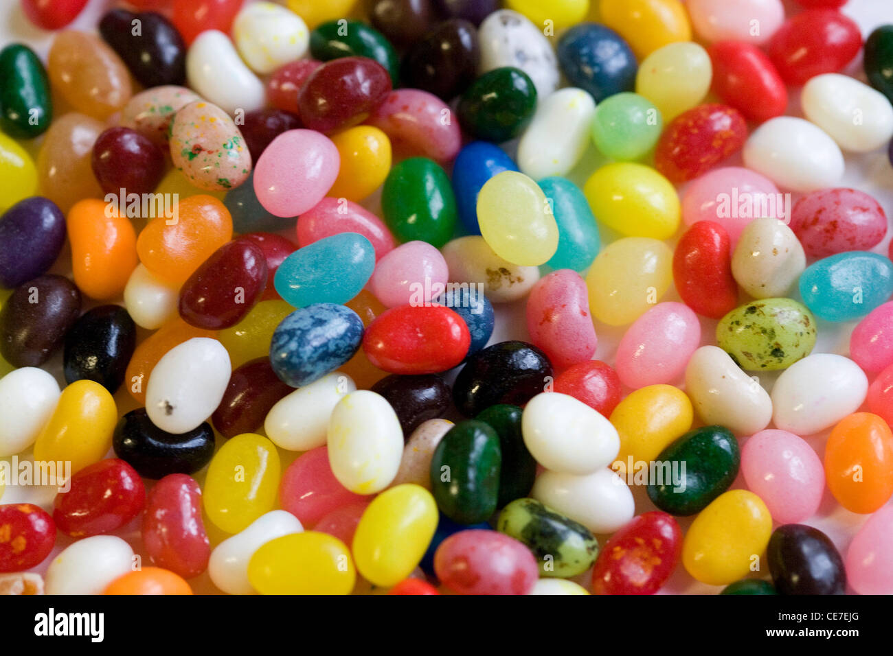 Flavored jelly beans. Stock Photo