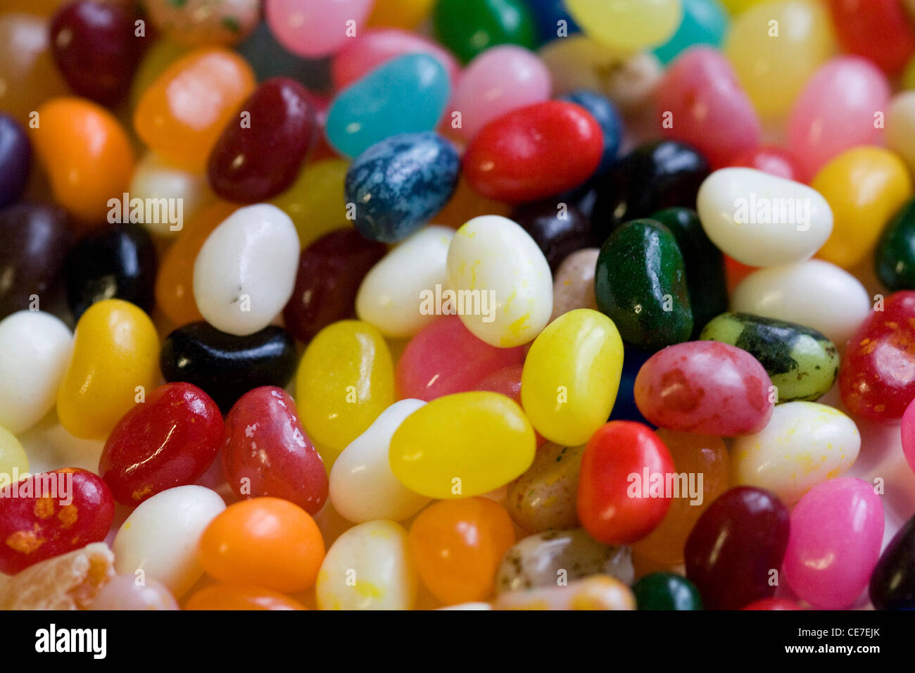 Flavored jelly beans Stock Photo Alamy