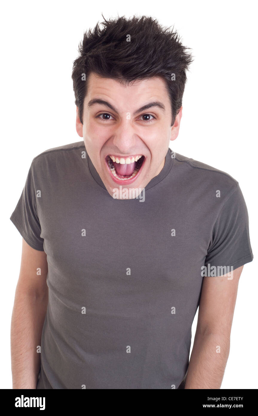 Angry man Stock Photo - Alamy