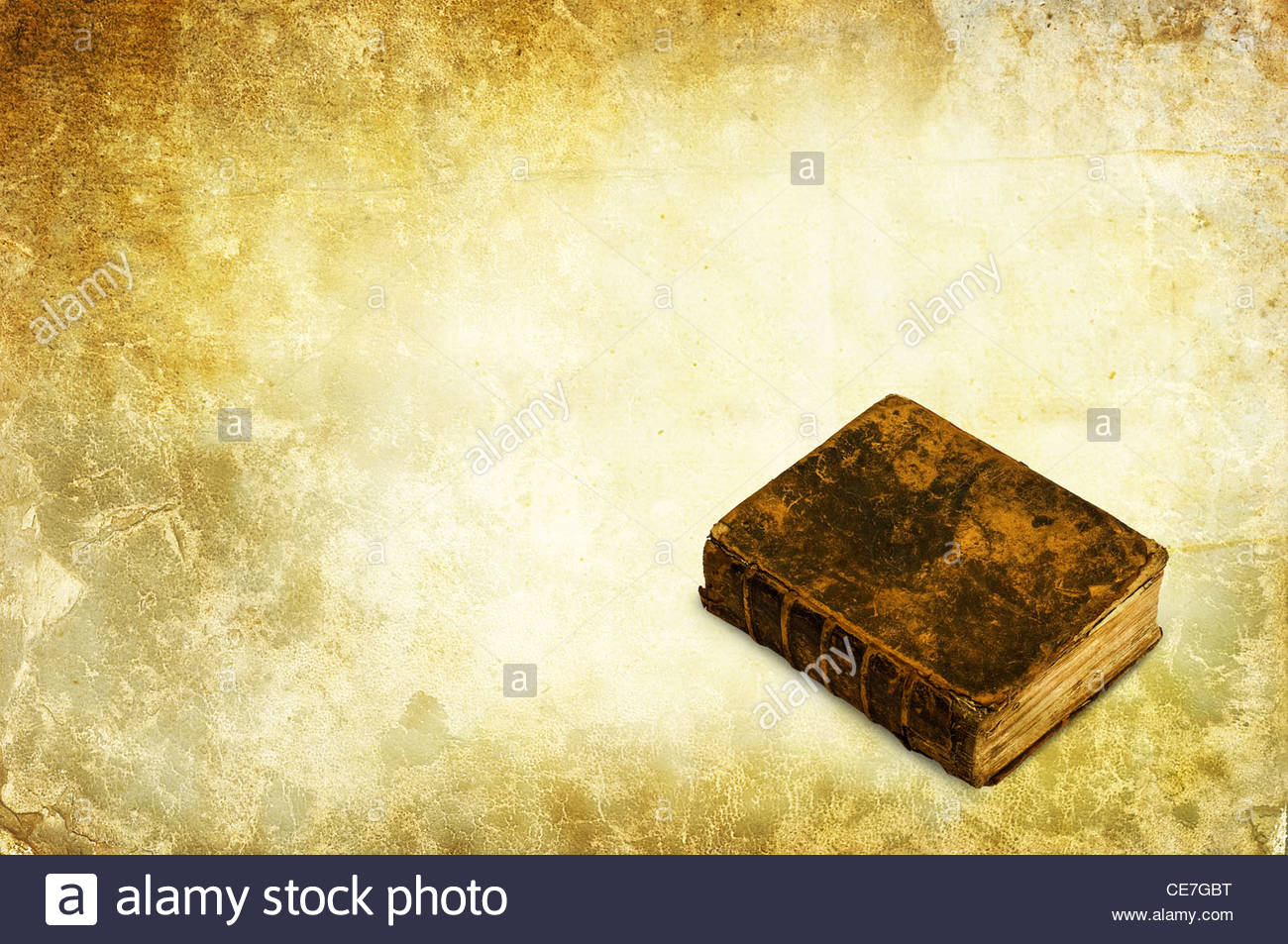Vintage boek met zijde cover en handgeschept papier main image 1