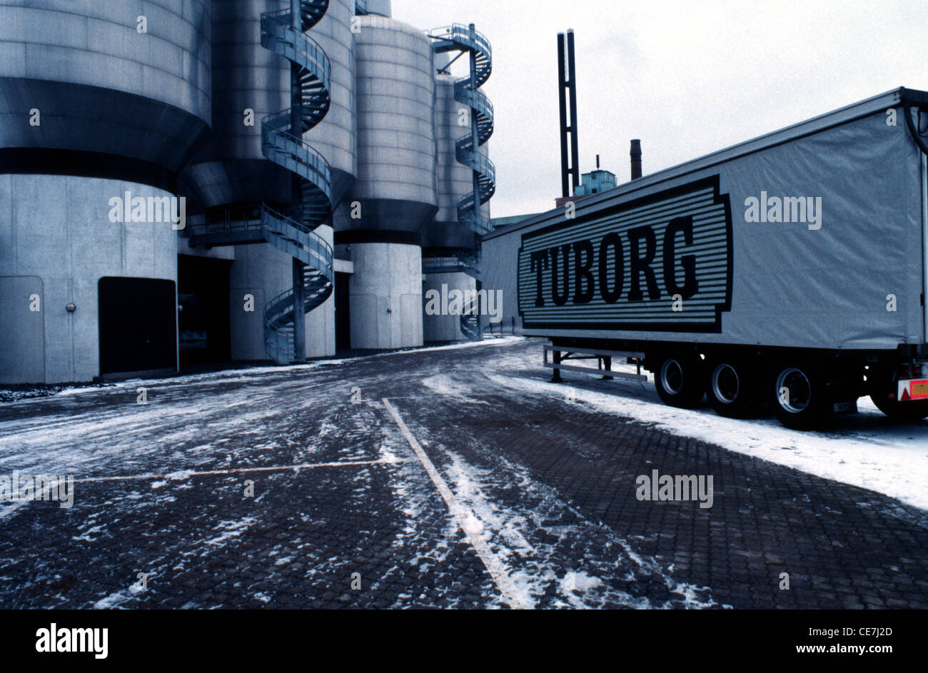 Carlsberg & Tuborg brewery compound in Copenhagen city Denmark Stock Photo