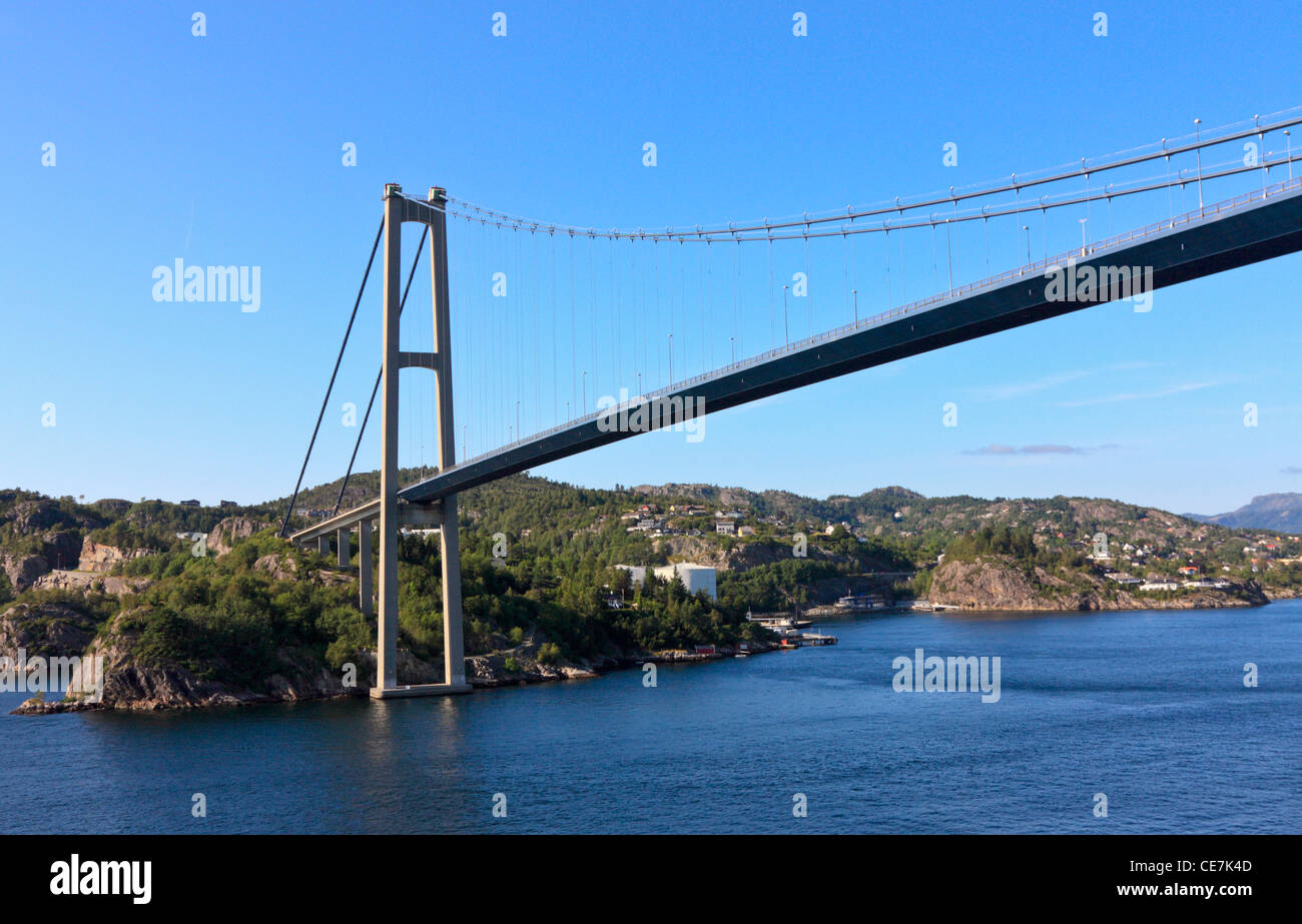 Askoy Bridge across the Bergen Fjord, Norway Stock Photo - Alamy