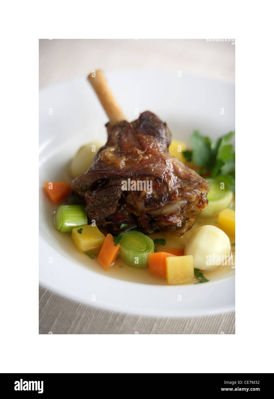 Oven Roasted Salt Marsh Lamb on a celeriac and potato puree with lemon