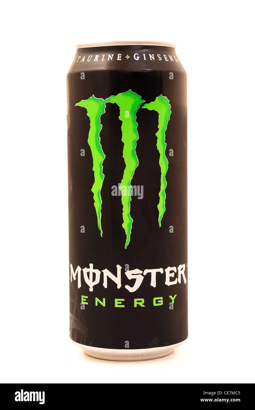 Monster Energy Drink. Stock Photo