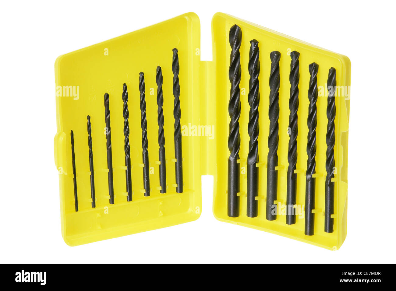 Box of Drill Bits Stock Photo Alamy