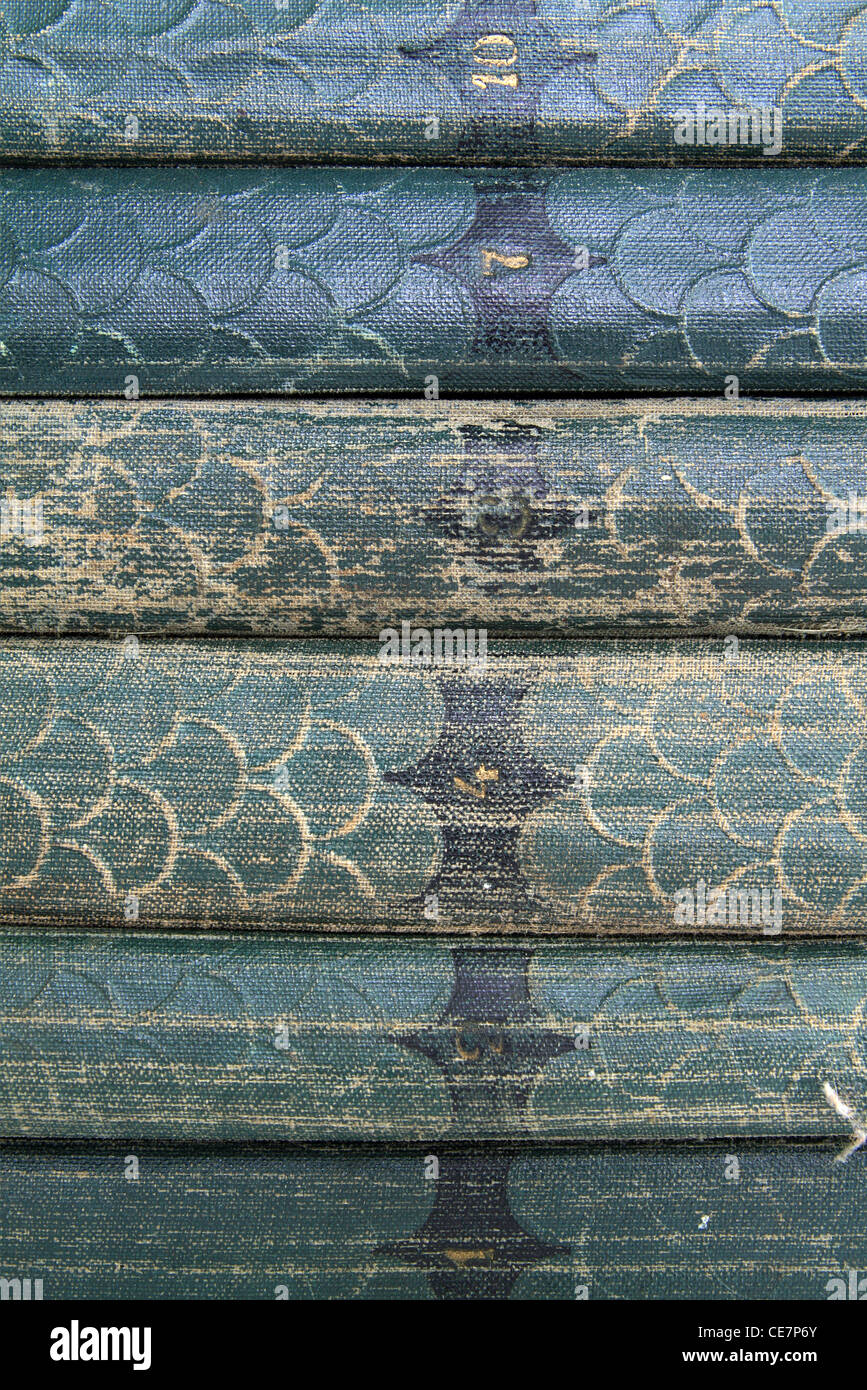 covers of the old books Stock Photo