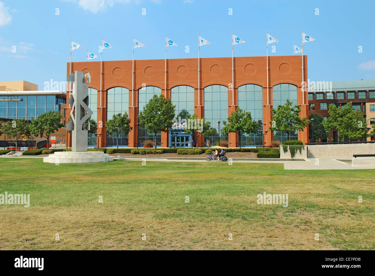 The NCAA Hall of Champions in Indianapolis, Indiana Stock Photo