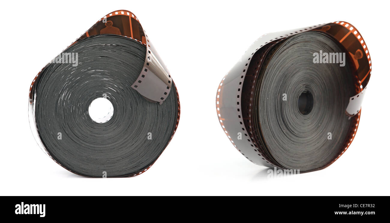 camera film on white background Stock Photo - Alamy