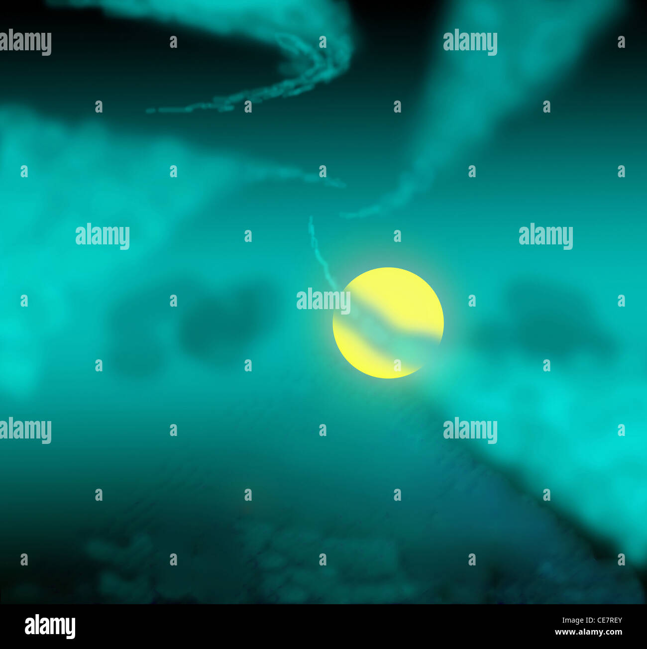 moon on night sky Stock Photo - Alamy