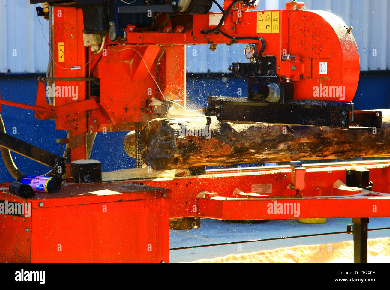 Modern sawmill saw hi-res stock photography and images - Alamy