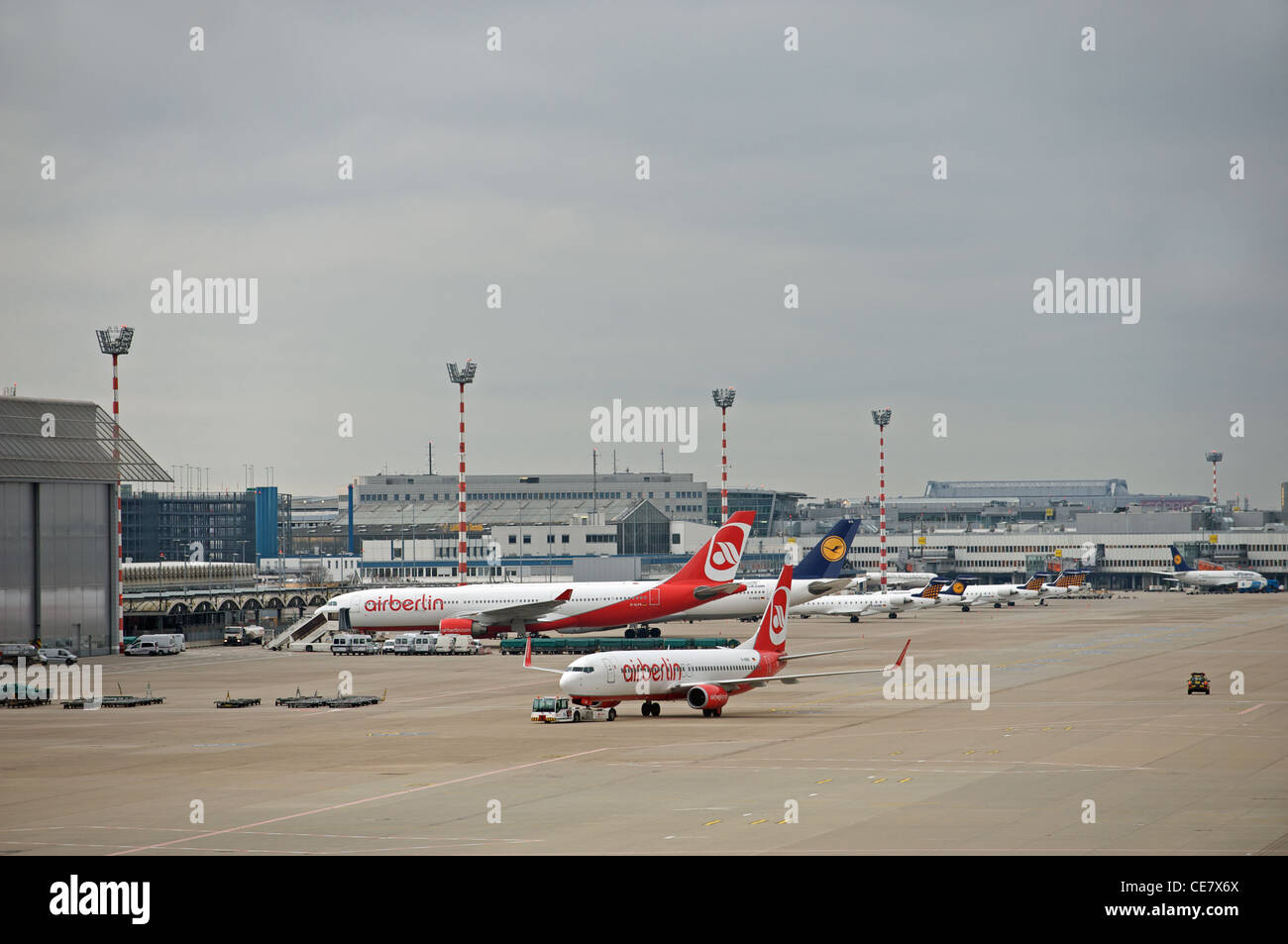Dusseldorf International airport Germany Stock Photo