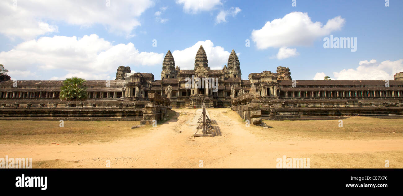 Angkor Wat Temple Cambodia Stock Photo