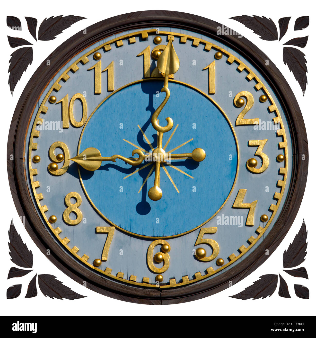 Clock face cut out hi-res stock photography and images - Alamy