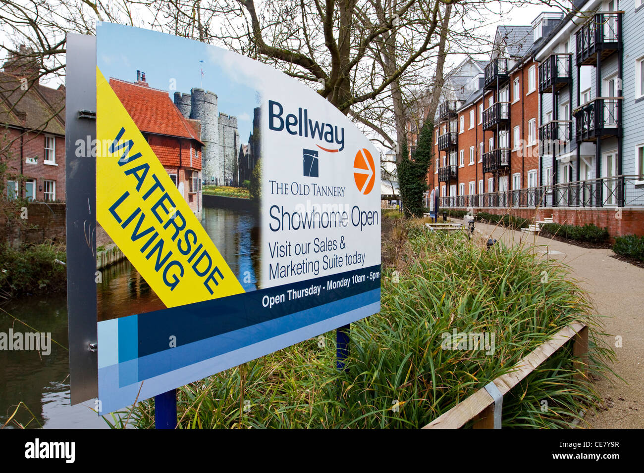 Bellway new build Waterside property Canterbury Sales and Marketing