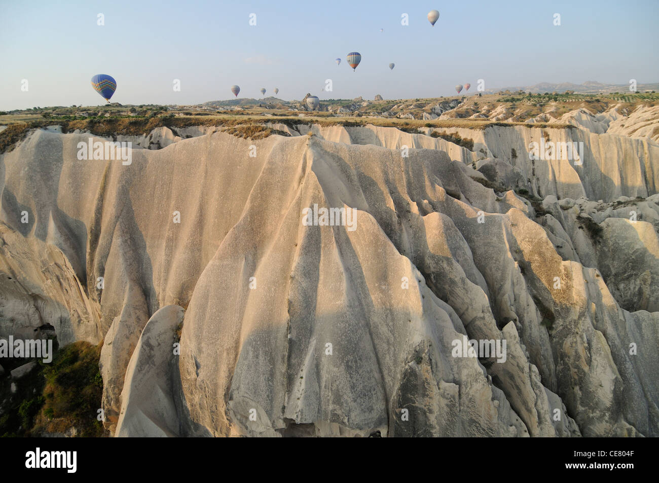 Balloon flight. Cappadocia, Turkey Stock Photo