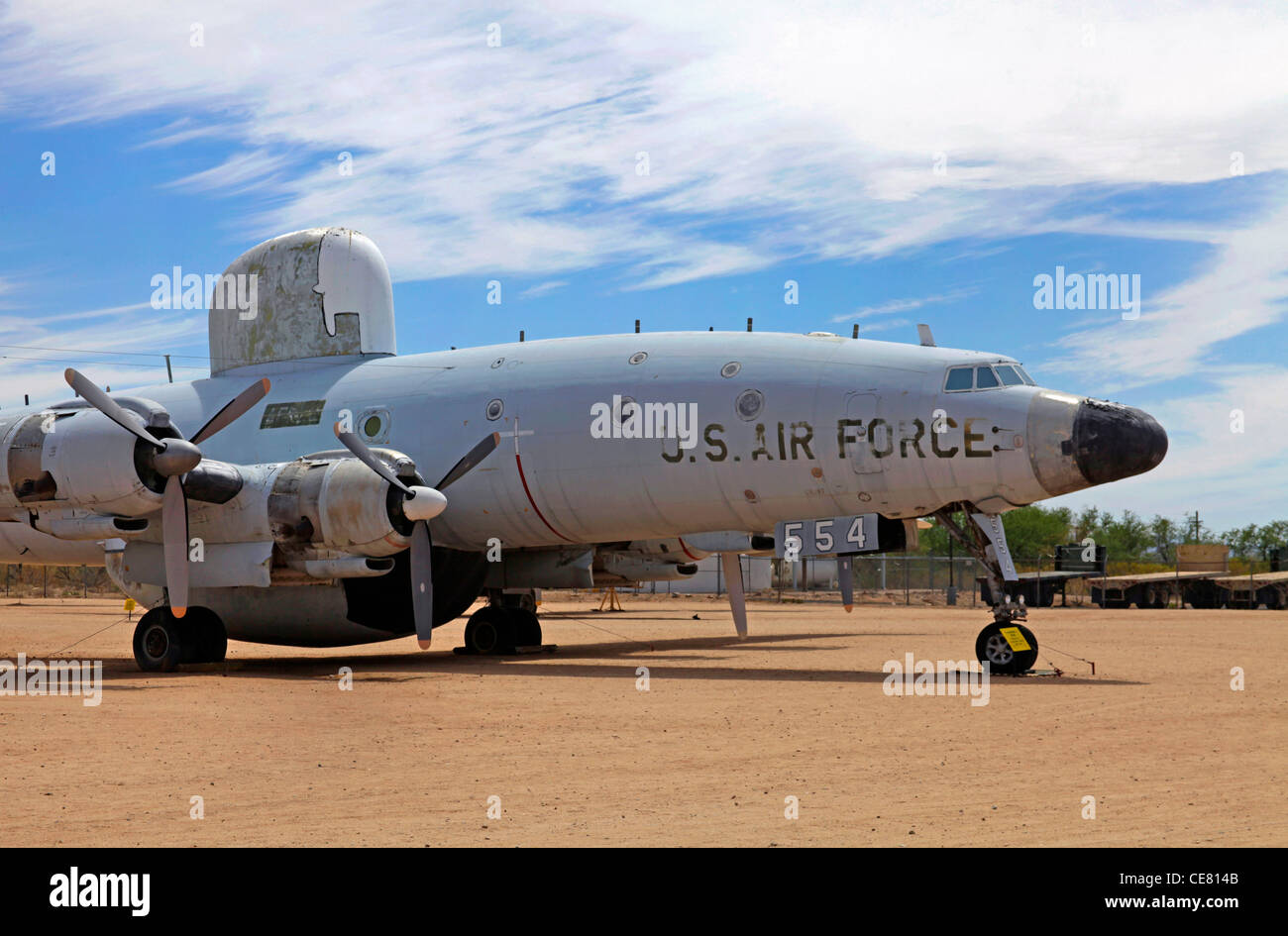 The Lockheed EC-121 Warning Star of US Air Force Stock Photo