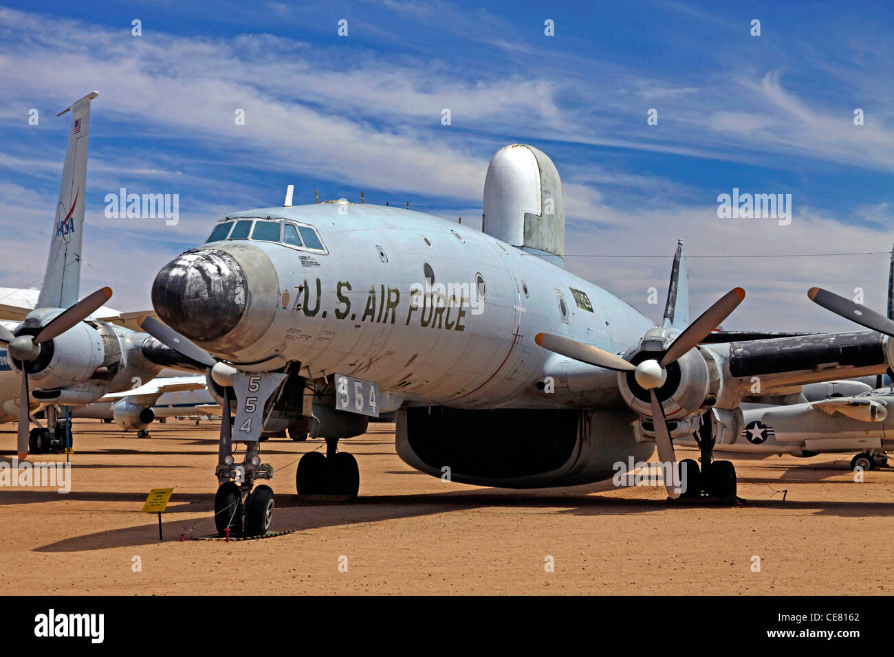 The Lockheed EC-121 Warning Star of US Air Force Stock Photo