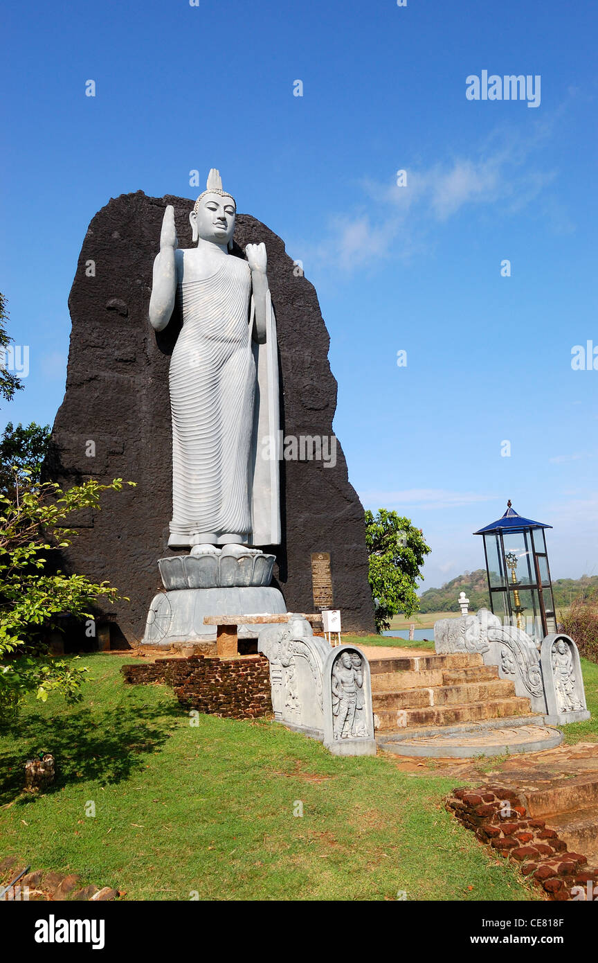 The standing Buddha statue, Sri Lanka Stock Photo Alamy