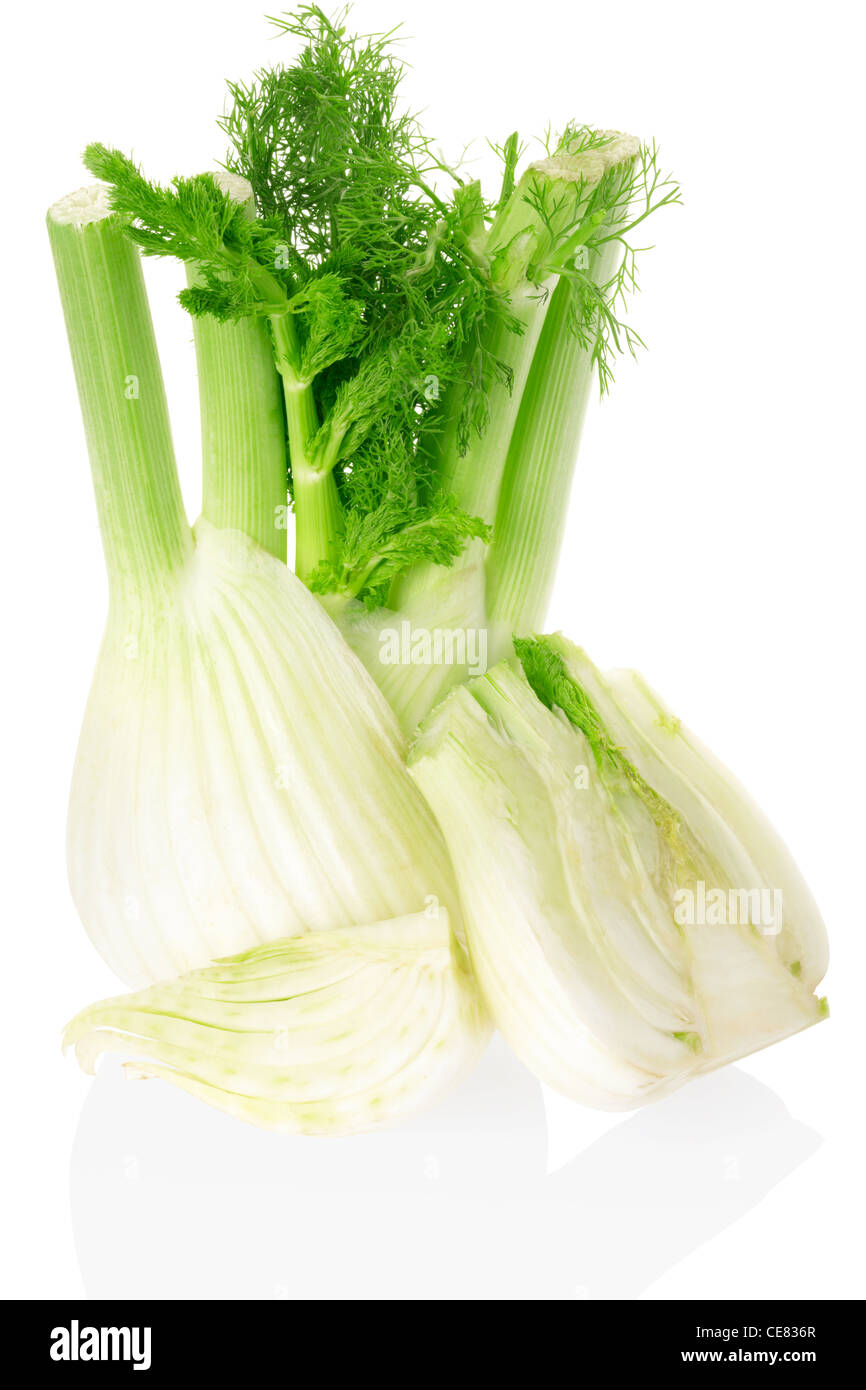 Fennel and section Stock Photo