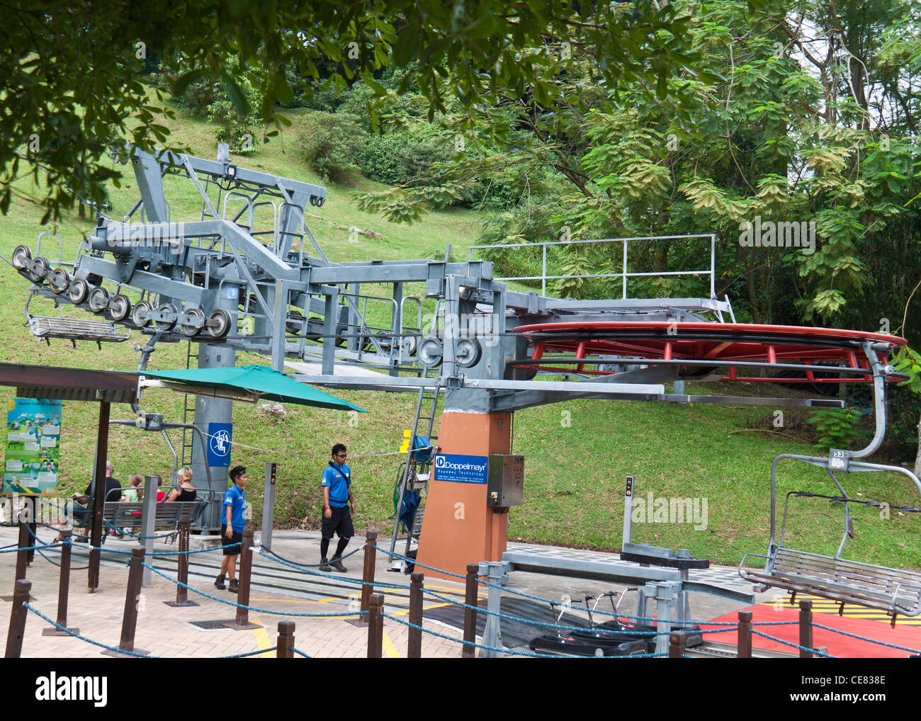Sentosa island chairlift hires stock photography and images Alamy