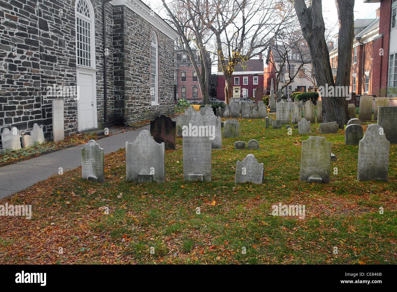 Cemetery at St Episcopal Church, Schenectady, New York, United
