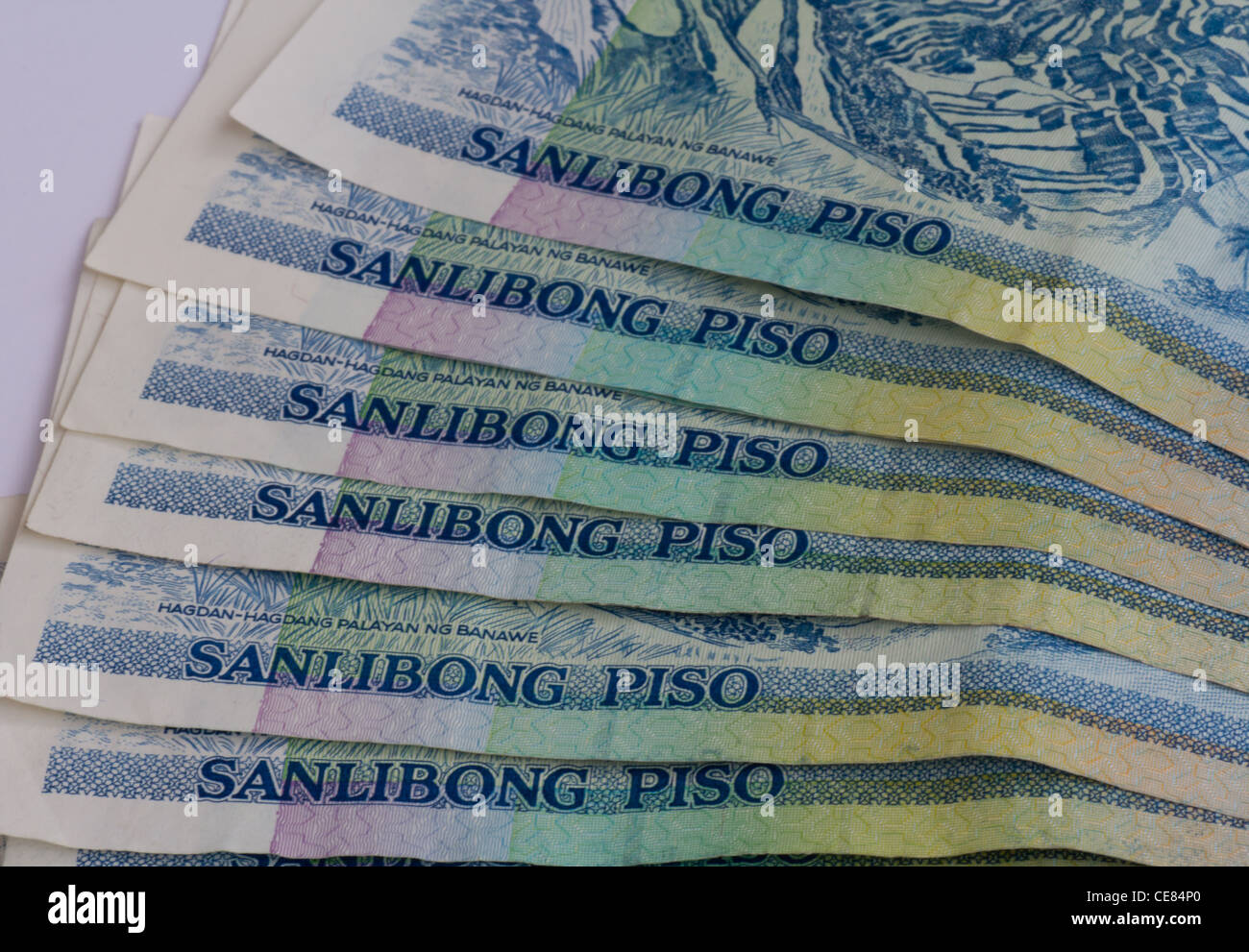 Asian 1,000 peso currency (Philippines) Stock Photo