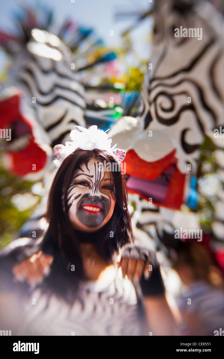 Santa Barbara Solstice Parade, Santa Barbara, California Stock Photo