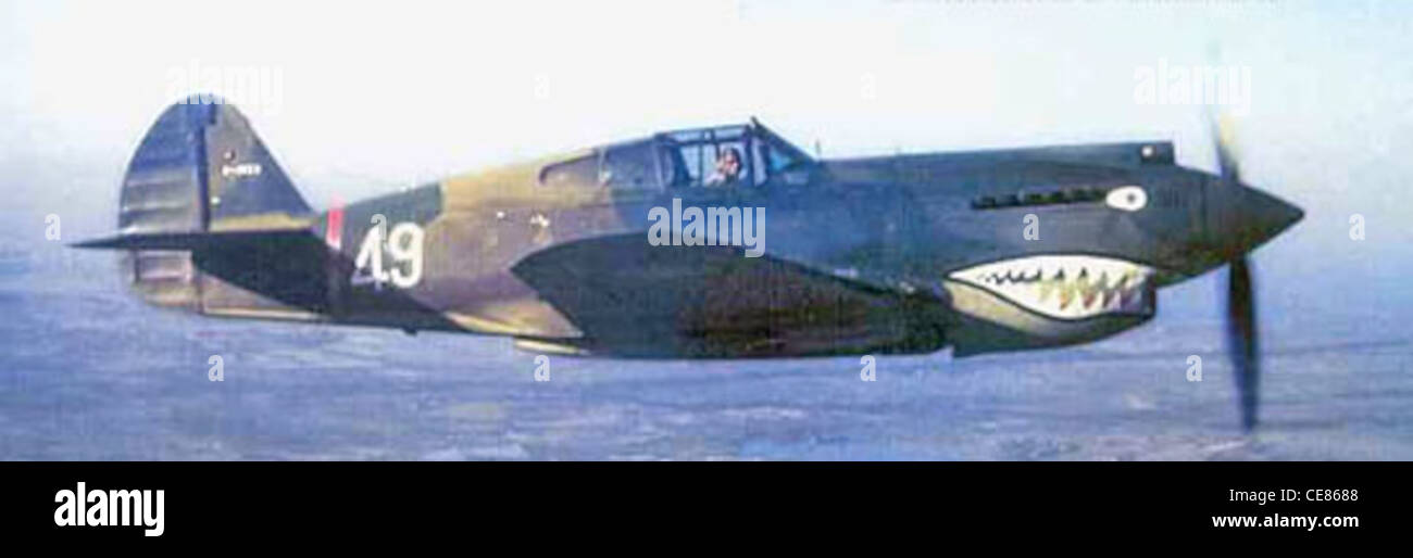 Archive photography of world war two P40 Warhawk Stock Photo - Alamy