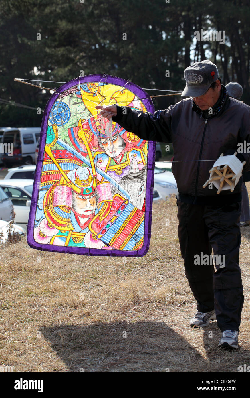 Japanese traditional paper kite Stock Photo Alamy