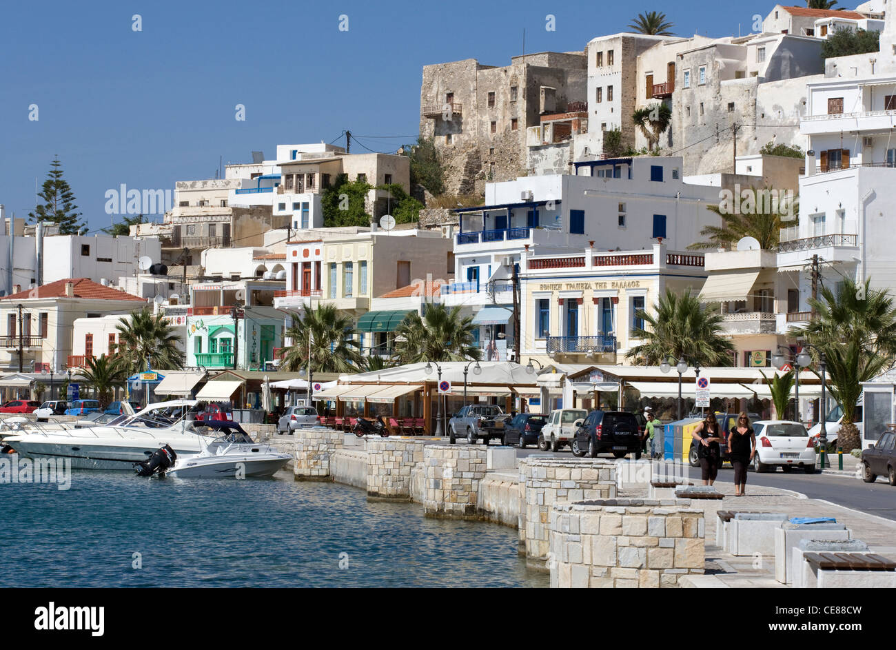 Naxos Naxos Town waterfront Stock Photo 43208169 Alamy