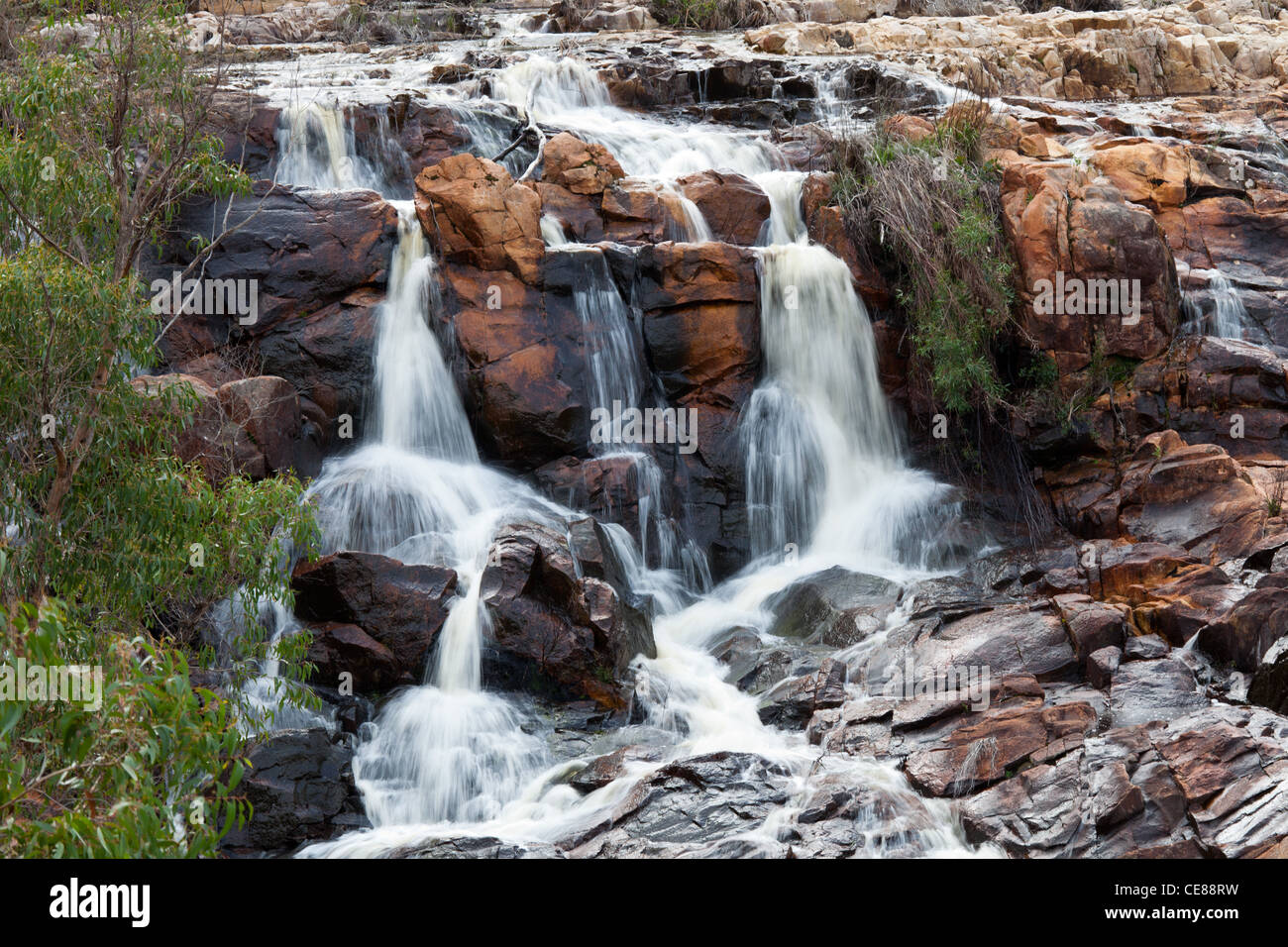 Broken Falls Grampians National Park Stock Photo