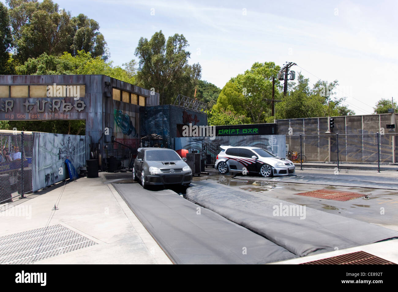 Fire and Car Show at Universal Studios, Los Angeles, California, USA ...