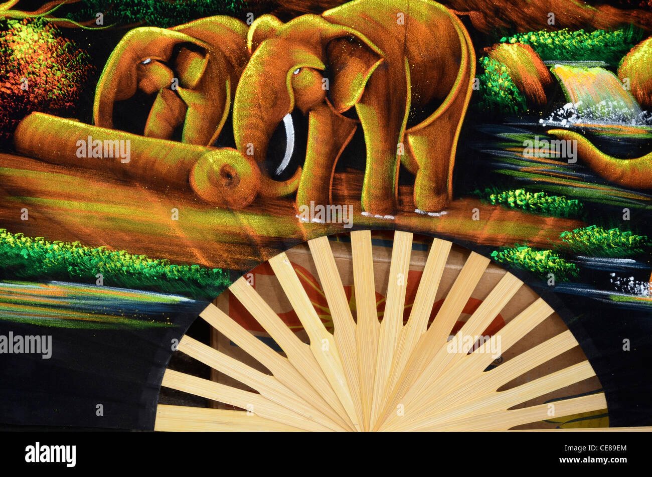 African fan Stock Photo Alamy