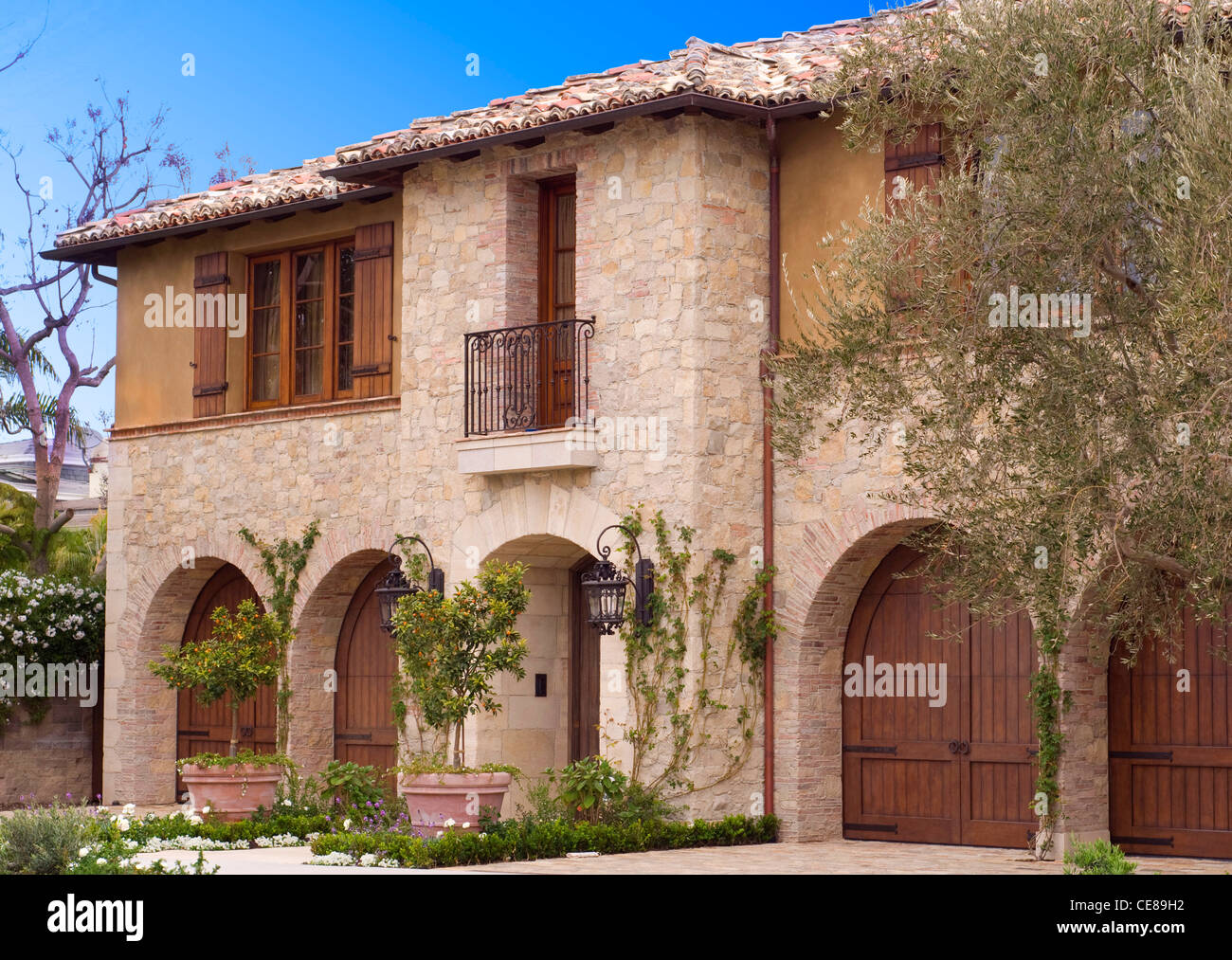 Luxury House Villa Stock Photo