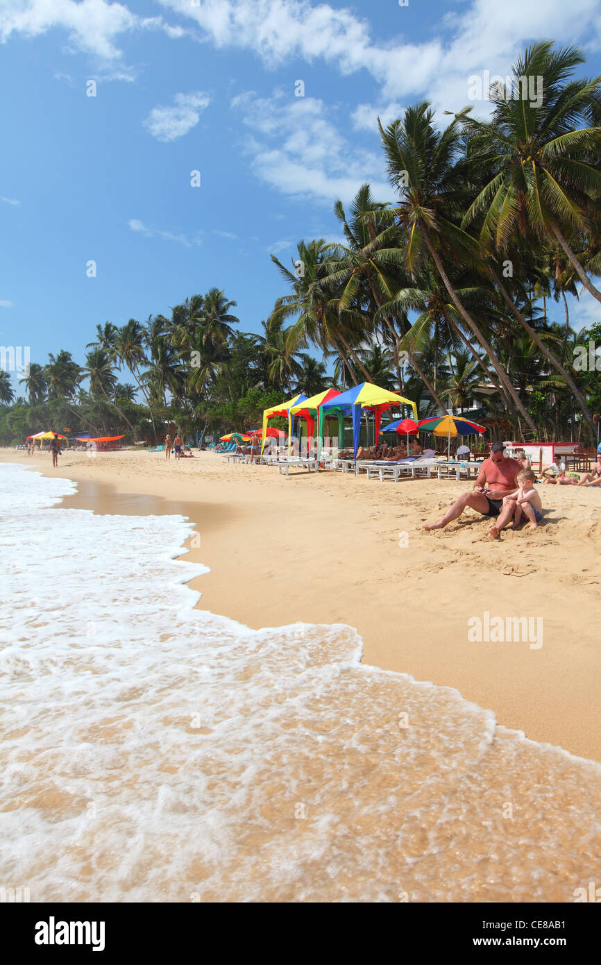 Sri Lanka, Mirissa, beach, sea Stock Photo