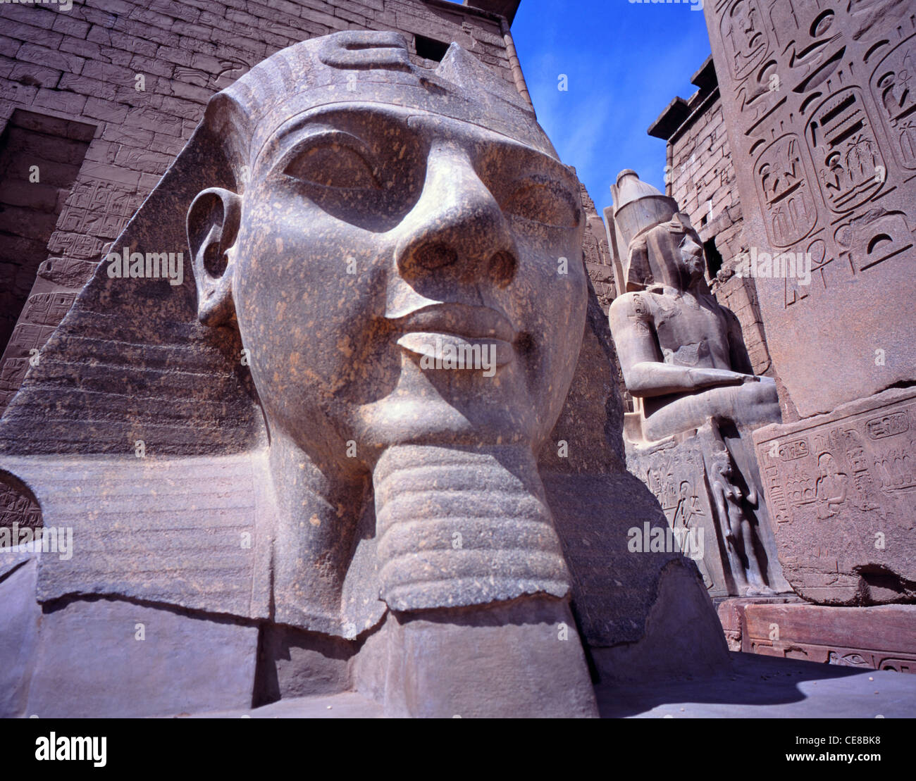 Statue of Ramesses II, Luxor Temple, Luxor, Egypt Stock Photo - Alamy