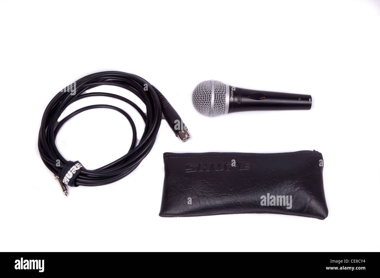 Sure Microphone PG58 Stock Photo - Alamy