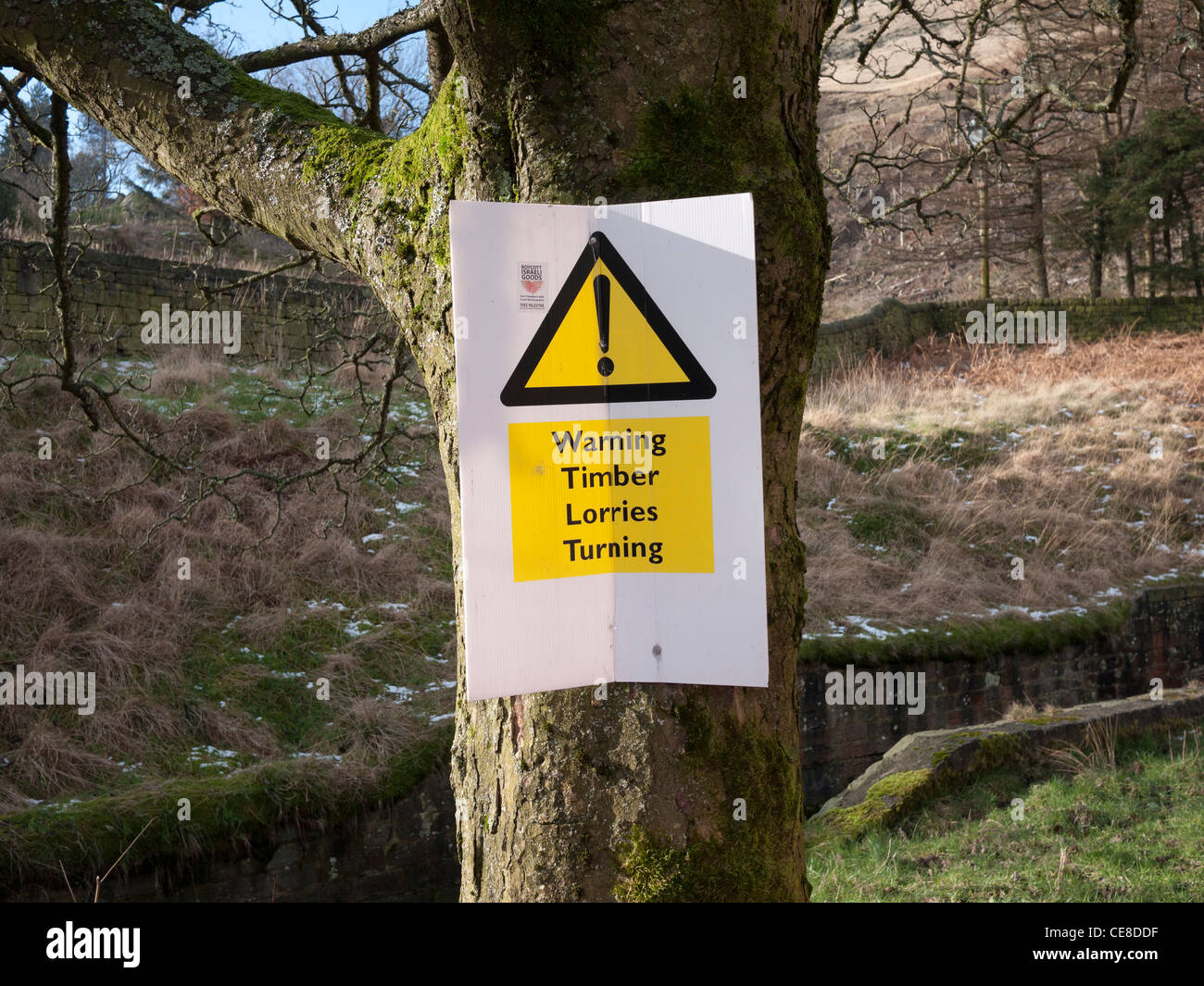 Timber warning sign hires stock photography and images Alamy
